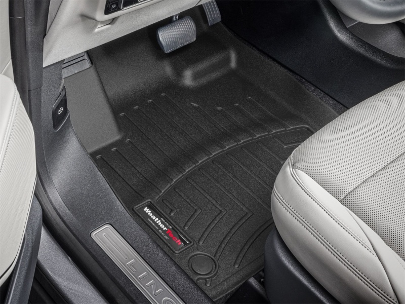 Picture of WeatherTech WT FloorLiner-Front-Blk Floor Mats - 4418681