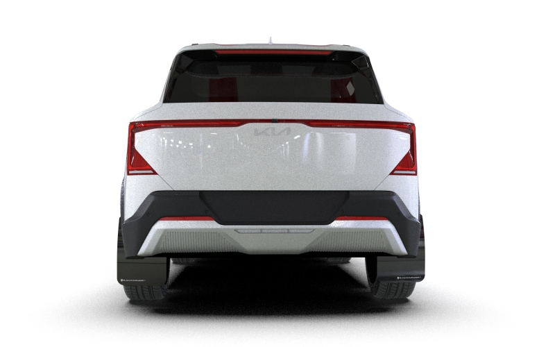 Picture of Rally Armor RAL UR Blk Flap/Wht Logo Mud Flaps - MF140-UR-BLK-WH
