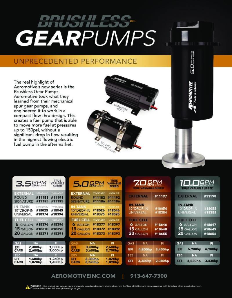Picture of Aeromotive AER In-Tank Fuel Pumps - 18394