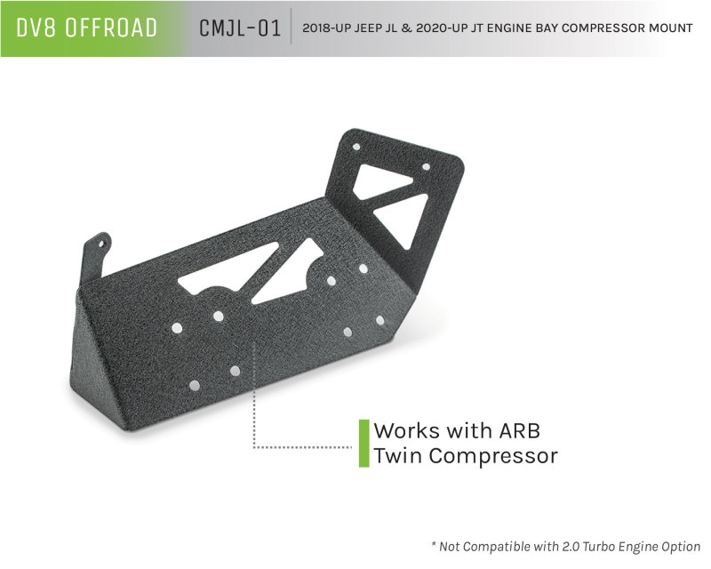 Picture of DV8 Offroad DVE Compressor Mounts Air Compressors - CMJL-01