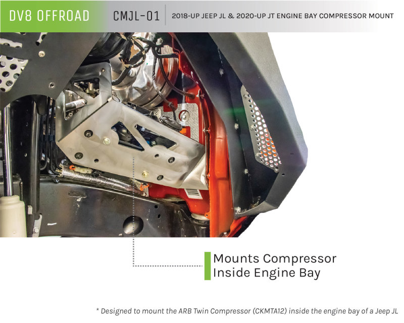 Picture of DV8 Offroad DVE Compressor Mounts Air Compressors - CMJL-01