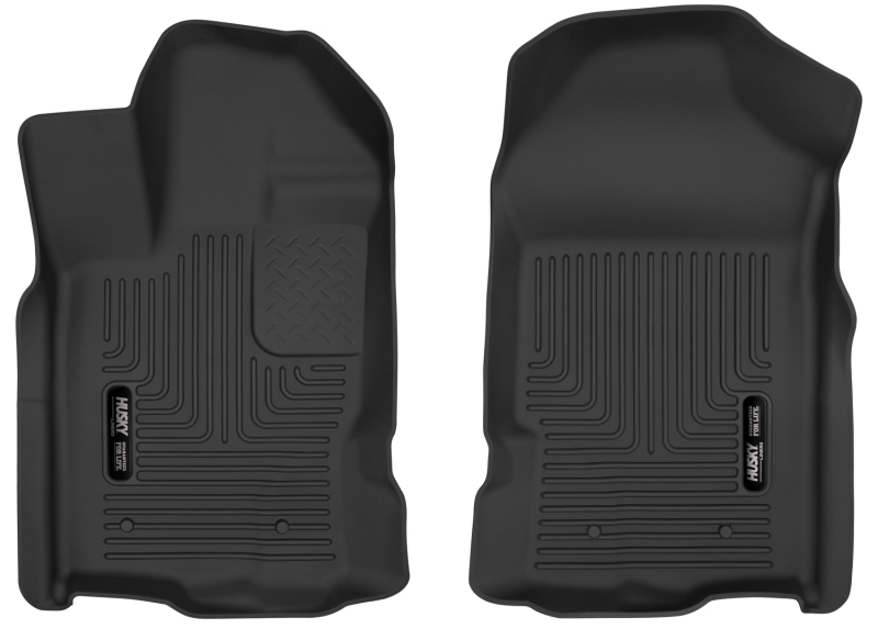 Picture of Husky Liners HL XAC-Front-Black Floor Mats - 54701
