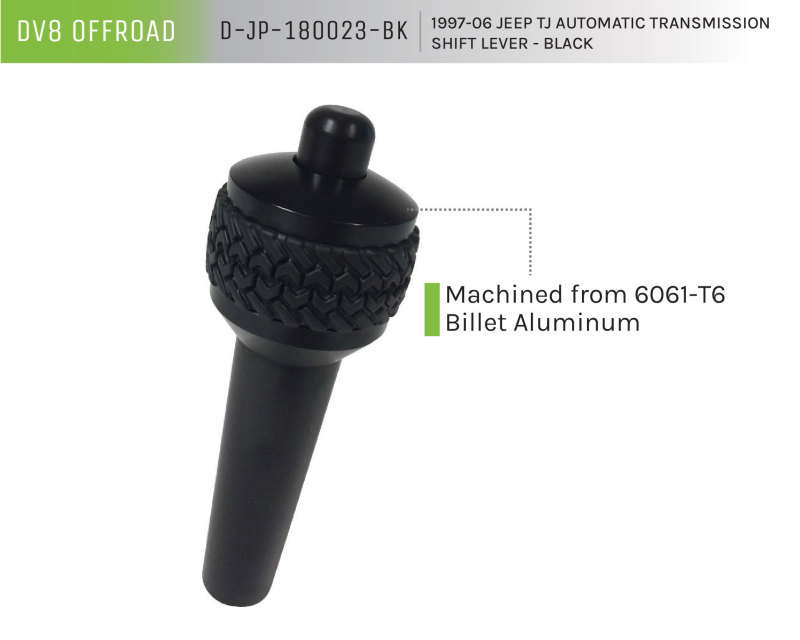 Picture of DV8 Offroad DVE Shift Knobs - D-JP-180023-BK