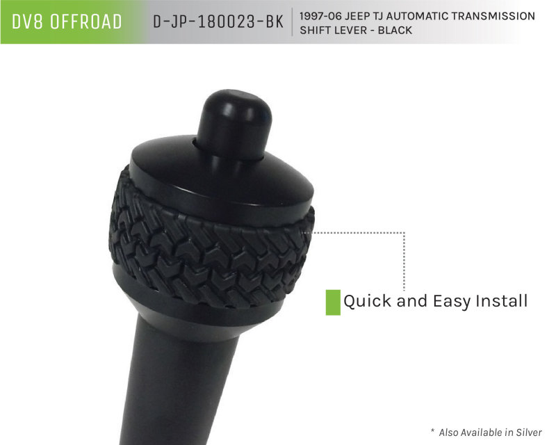 Picture of DV8 Offroad DVE Shift Knobs - D-JP-180023-BK