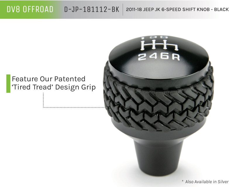 Picture of DV8 Offroad DVE Shift Knobs - D-JP-181112-BK