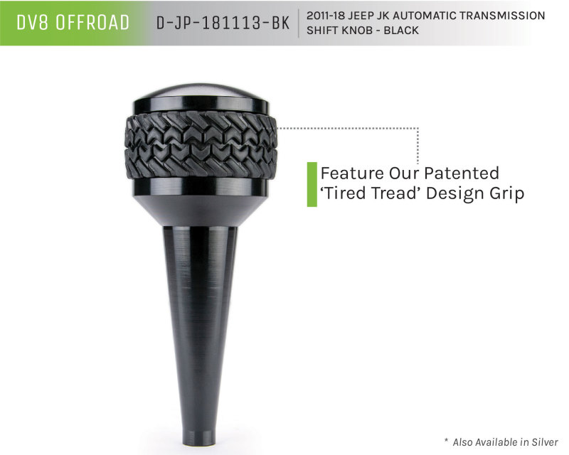 Picture of DV8 Offroad DVE Shift Knobs - D-JP-181113-BK