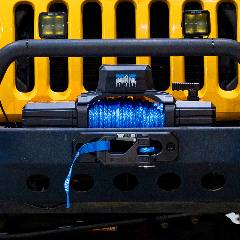 Picture of Borne Off-Road BRN 12K Winch Winches - BNWN-12-SBK