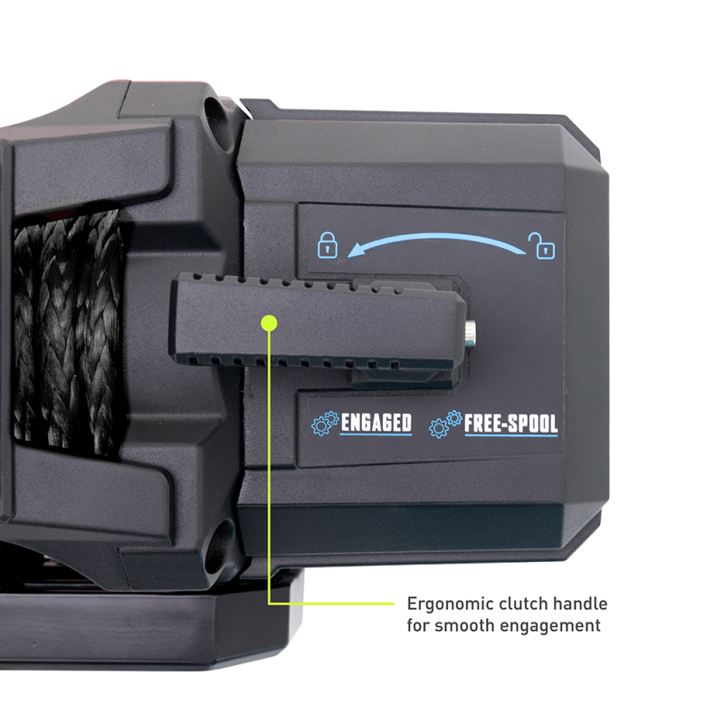 Picture of Borne Off-Road BRN 12K Winch Winches - BNWN-12-SBK