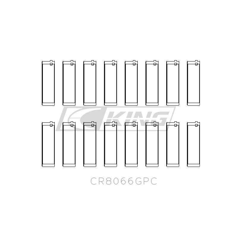 Picture of King Engine Bearings KING Rod Bearings - CR8066GPCSTDX