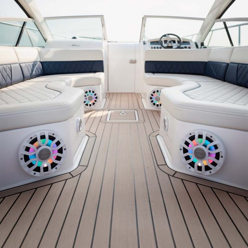 Picture of DS18 DSE NXL Coaxial Marine Speakers - NXL-IQ7.7/WH