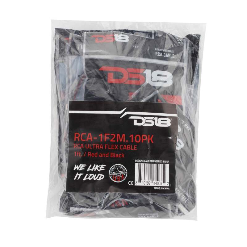 Picture of DS18 DSE RCA Wires Speaker Wire & Coaxial Cables - RCA-1F2M.10PK