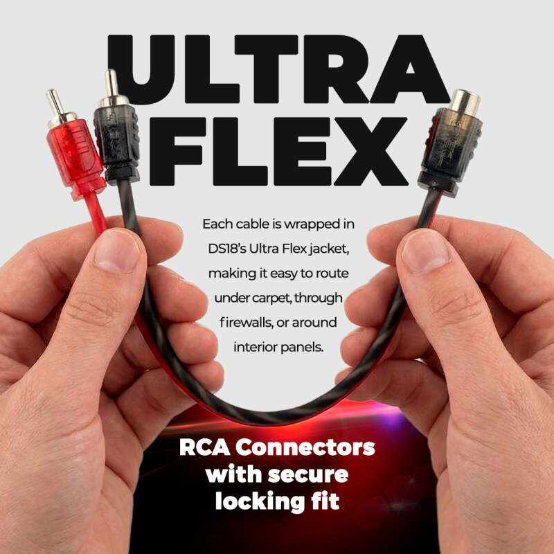 Picture of DS18 DSE RCA Wires Speaker Wire & Coaxial Cables - RCA-1F2M.10PK