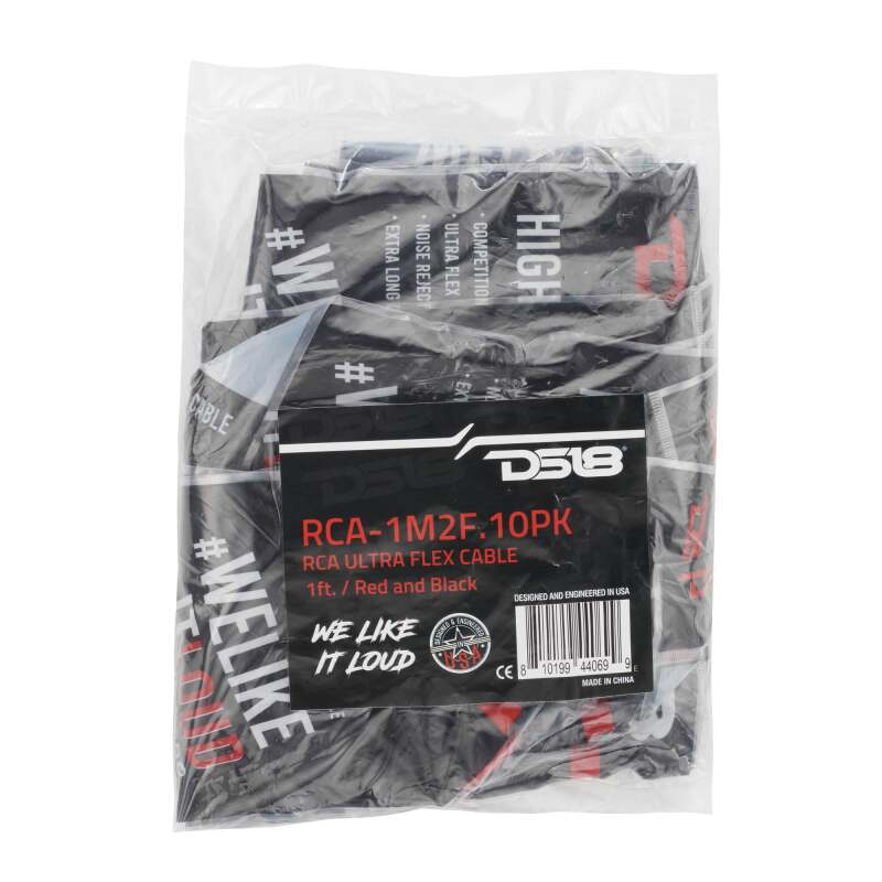 Picture of DS18 DSE RCA Wires Speaker Wire & Coaxial Cables - RCA-1M2F.10PK