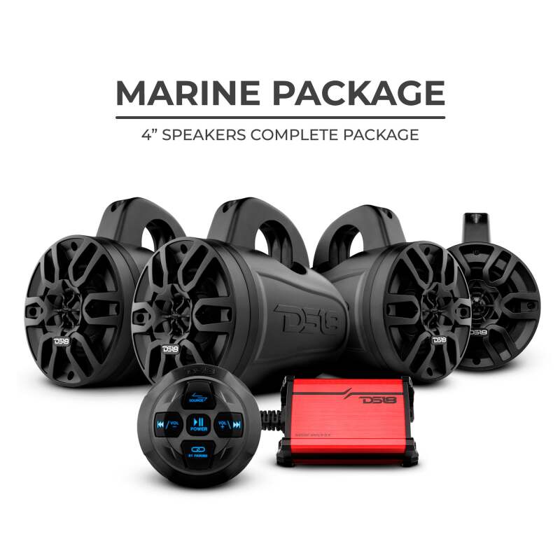 Picture of DS18 DSE NXL Marine and Powersports Towers Speakers - MP4TP.4A