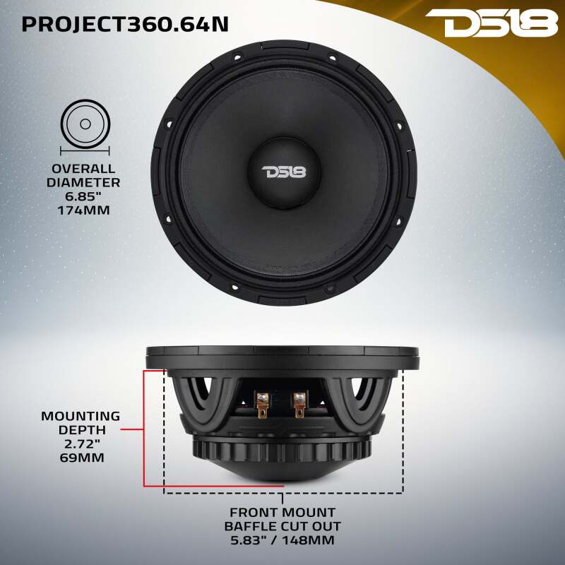 Picture of DS18 DSE Project 360 Loudspeakers - PROJECT360.64N