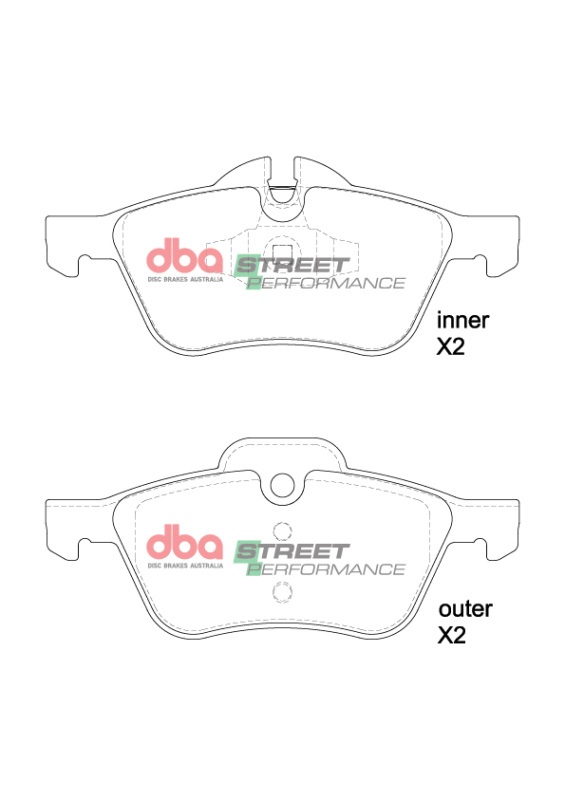 Picture of DBA SP Performance Brake Pads - DB1500SP