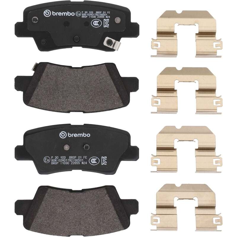 Picture of Brembo OE BRE Low Metallic Pads Brake Pads - P30103