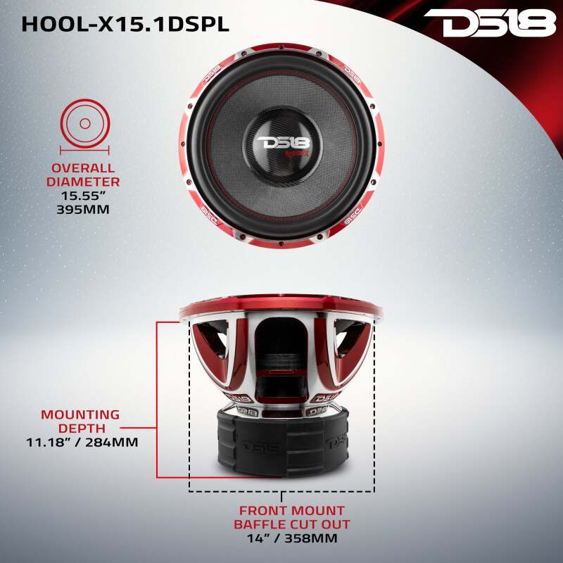 Picture of DS18 DSE Subwoofer Recone Kits - HOOL-X15.1DSPL