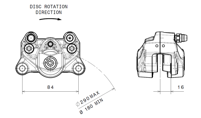 Picture of Brembo Powersports BRE Powersports Brake Calipers - 920B85291