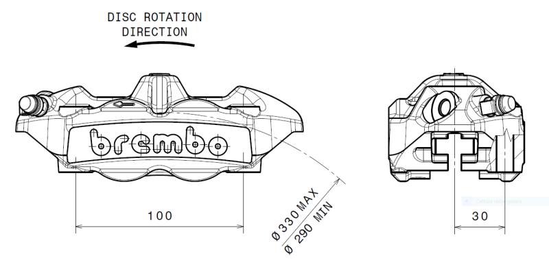 Picture of Brembo Powersports BRE Powersports Brake Calipers - 920988505