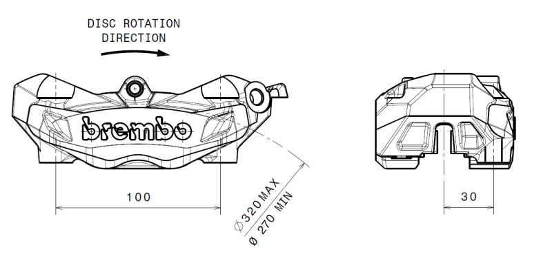 Picture of Brembo Powersports BRE Powersports Brake Calipers - 920B69097