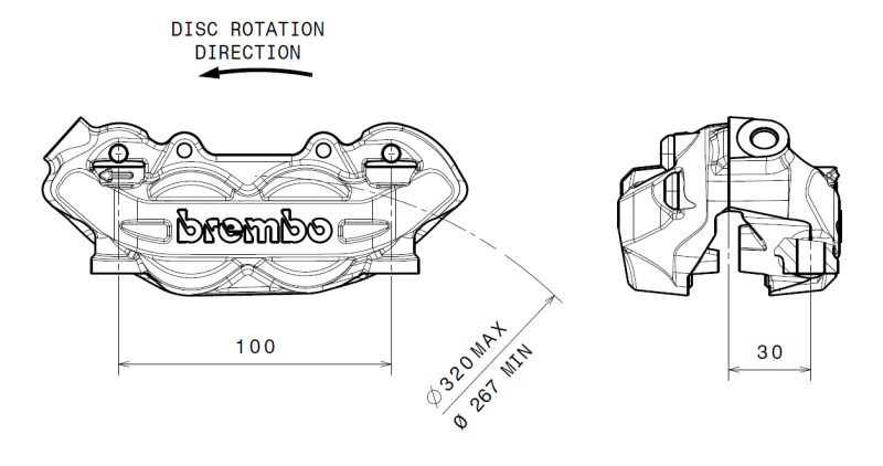 Picture of Brembo Powersports BRE Powersports Brake Calipers - 920997016
