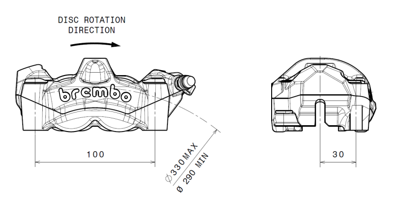 Picture of Brembo Powersports BRE Powersports Brake Calipers - 920A88581