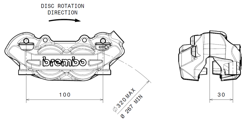 Picture of Brembo Powersports BRE Powersports Brake Calipers - 920997019