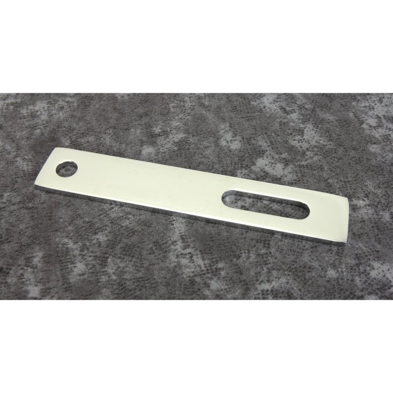 Picture of Bikers Choice Flat Chrome Exhaust Support Bracket 7/8 X 4 3/4 Inch Universal Custom