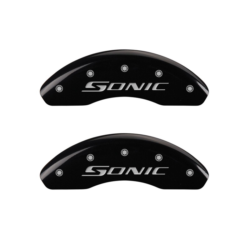 Picture of MGP Caliper Covers 2 Logo Front - 14213FSNCBK