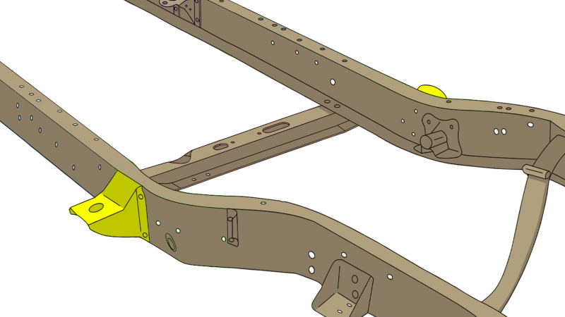 Picture of RBR Cab Mount - Rustbuster Front Cab Mount rbrRB7359