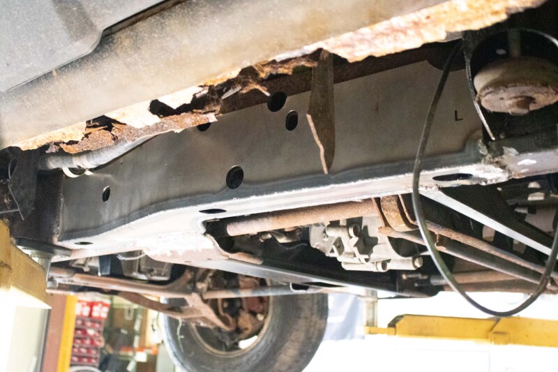 Picture of RBR Frame Section - Rustbuster Front Center Frame Section Left Side rbrRB7406L
