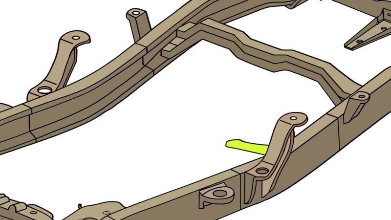 Picture of RBR Spring Mounts - Rustbuster Fuel Tank Support Bracket rbrRB7616