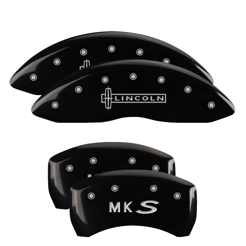Picture of MGP Caliper Covers 4 Logo Front - 36019SLCSBK