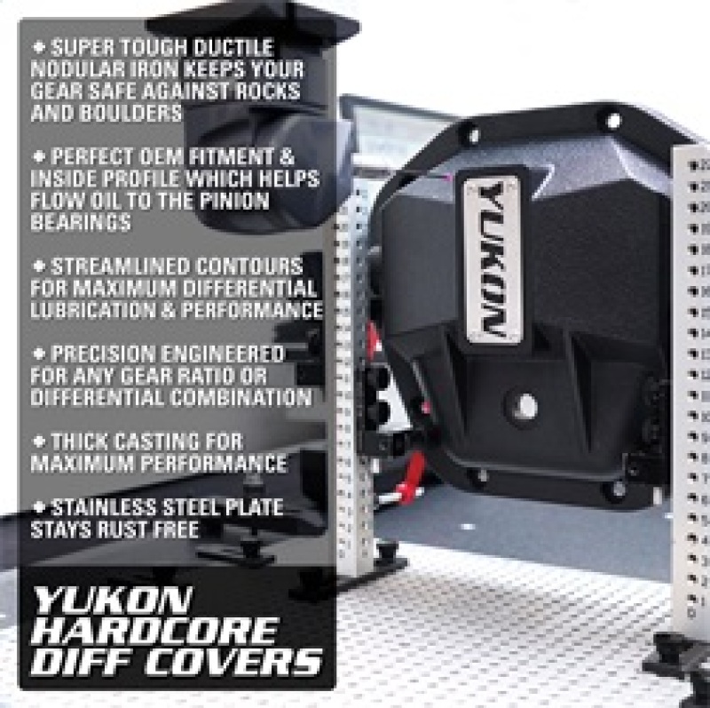 Picture of Yukon Gear & Axle YUK Covers-Hardcore Diff Covers - YHCC-D80