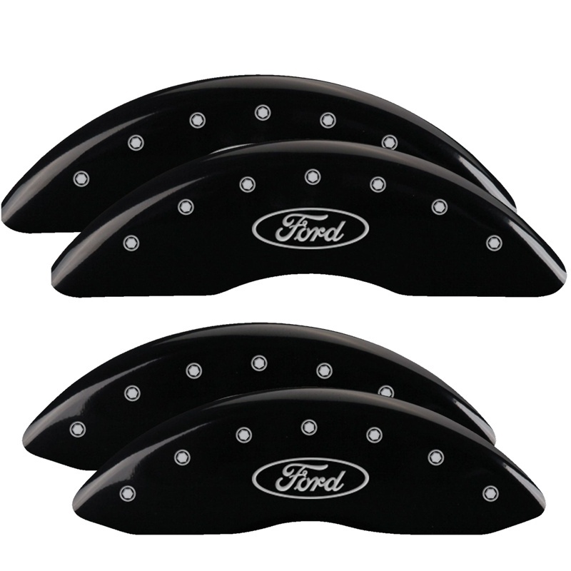Picture of MGP Caliper Covers 4 Logo Front - 10235SFRDBK