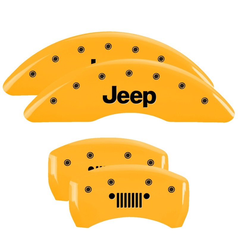 Picture of MGP Caliper Covers 4 Logo Front - 42012SJPLYL
