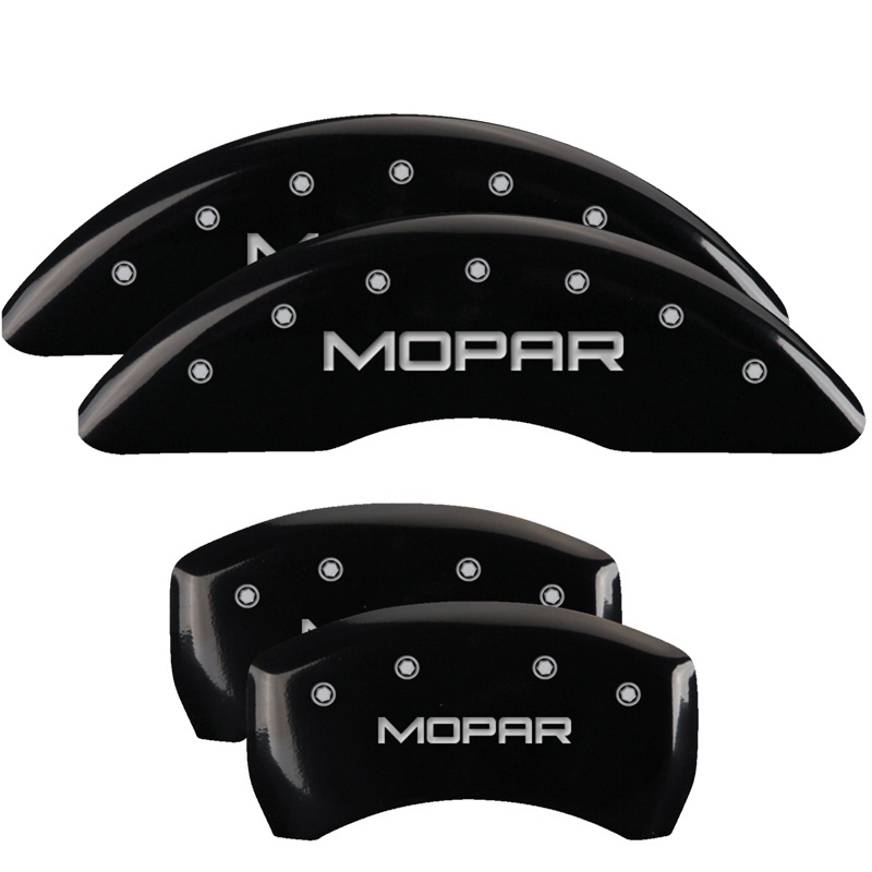 Picture of MGP Caliper Covers 4 Logo Front - 42012SMOPBK