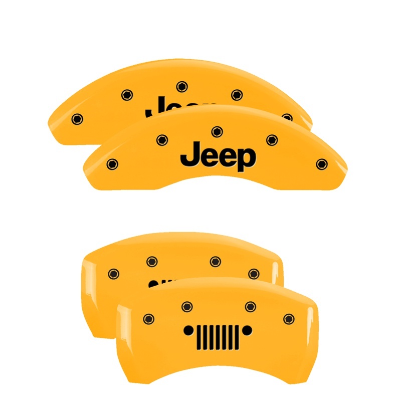 Picture of MGP Caliper Covers 4 Logo Front - 42013SJPLYL