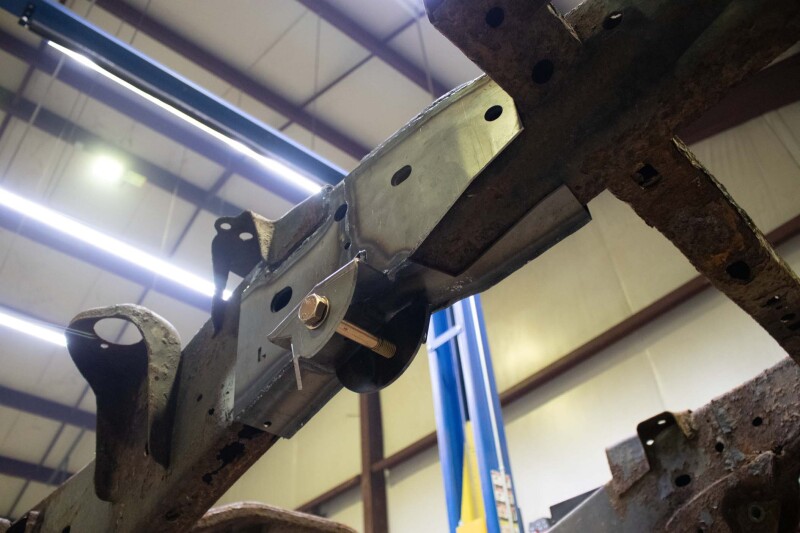 Picture of RBR Spring Mounts - Rustbuster Forward Leaf Spring Mount Left Side rbrRB7083L