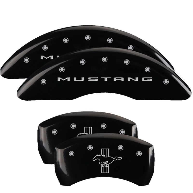 Picture of MGP Caliper Covers 4 Logo Front - 10200SMB2BK