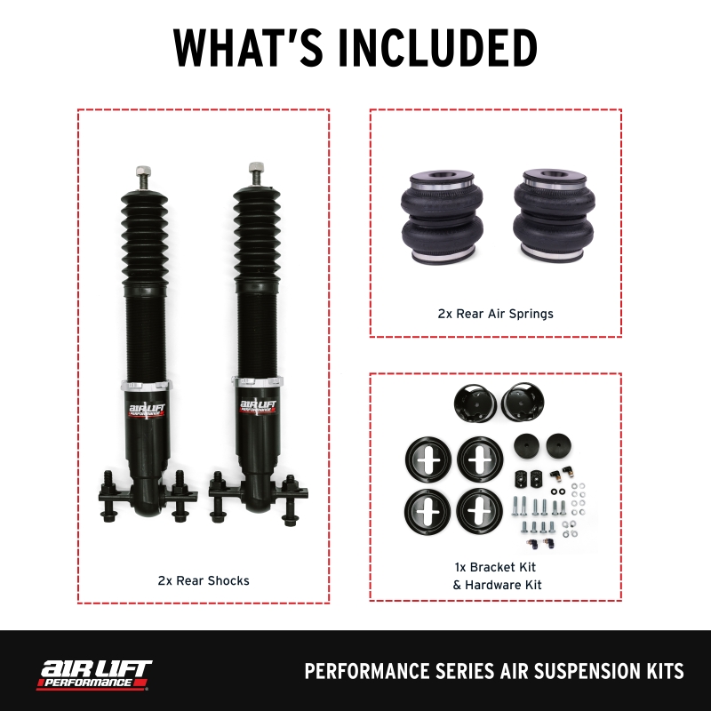 Picture of Air Lift ALF Performance Rear Kits Air Suspension Kits - 76507