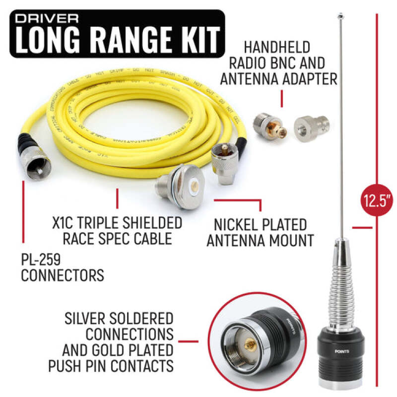 Picture of Rugged Radios RGD Race Radio Kit Driver Audio - IMSA-RDH-U-LT