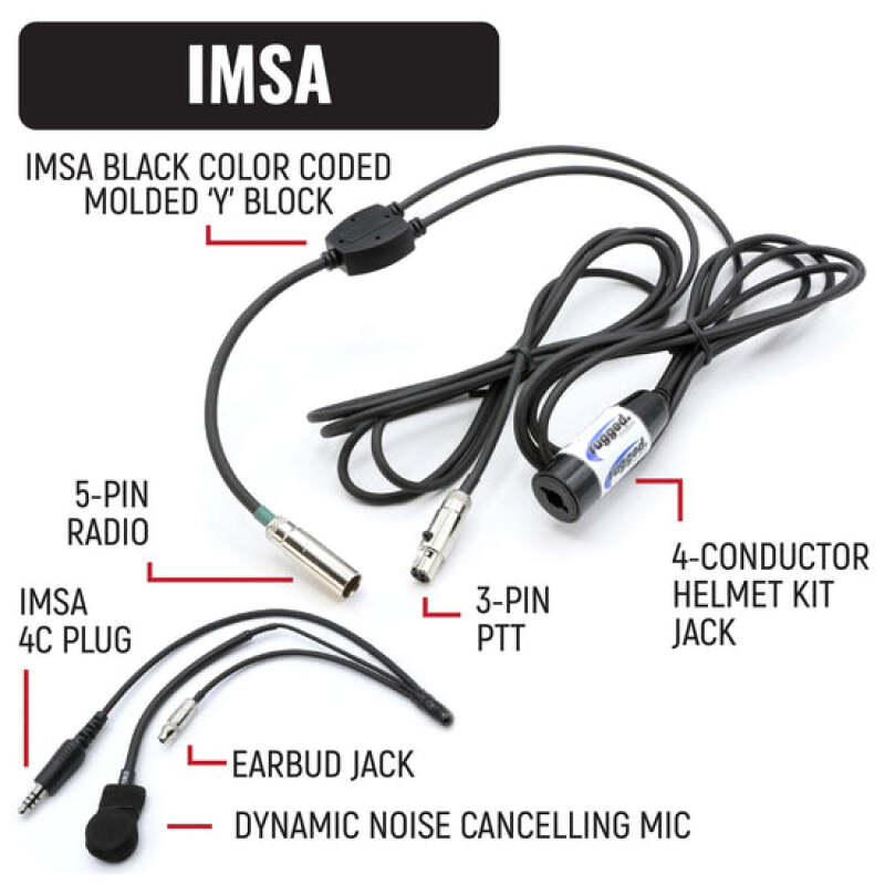 Picture of Rugged Radios RGD Race Radio Kit Driver Audio - IMSA-RDH-U-LT