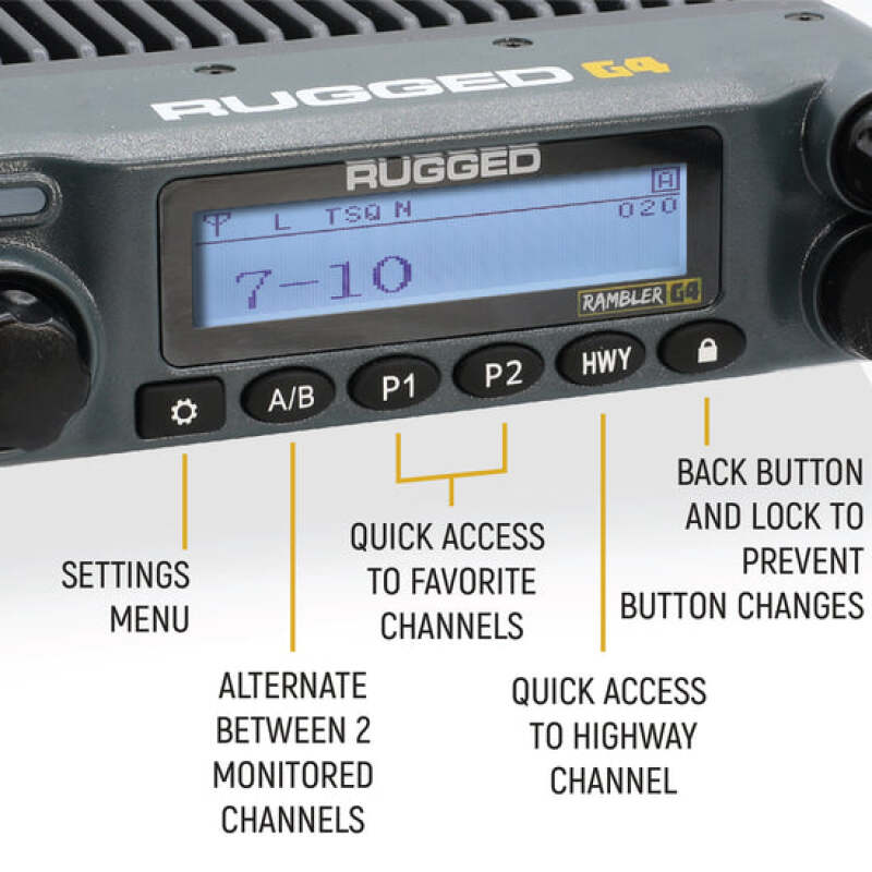 Picture of Rugged Radios RGD Audio Control - RKL-G4