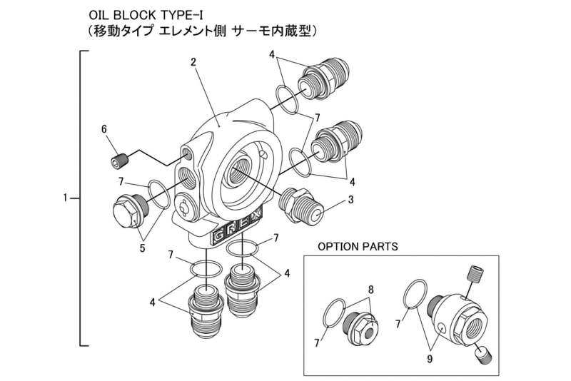 Picture of GReddy GRE Oil Cooler Adapters - 12401116