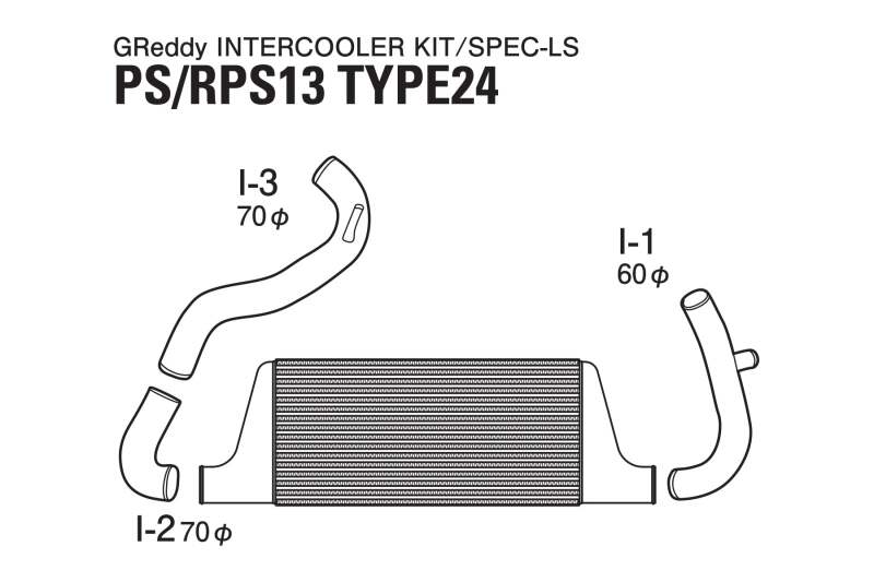 Picture of GReddy GRE Intercooler Kit - 12020209