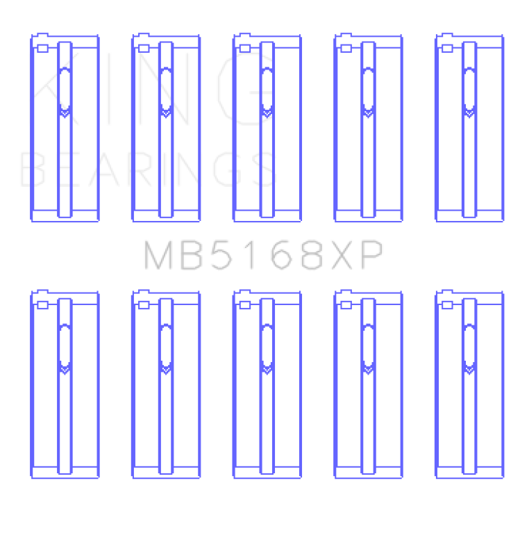 Picture of King Engine Bearings KING Main Bearings - MB5168XPSTDX