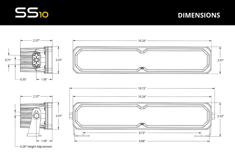 Picture of Diode Dynamics DIO LED Light Bars Light Bars & Cubes - DD8181