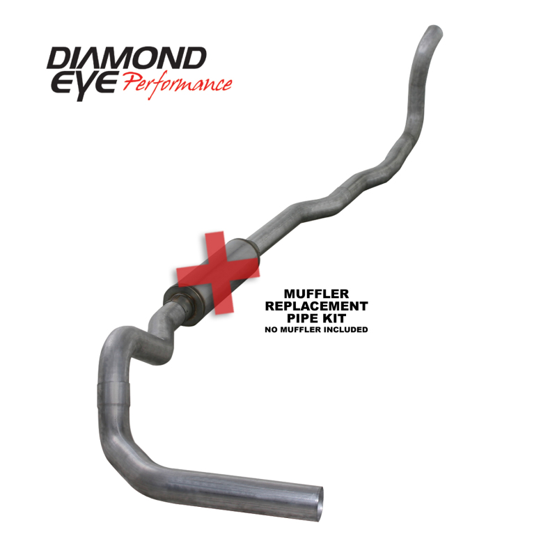 Picture of Diamond Eye Performance DEP Turbo Back Exhaust Kit AL - K4211A-RP